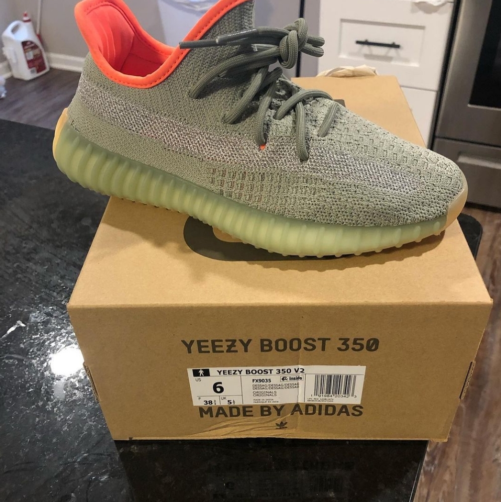 Desert Sage Yeezy 350